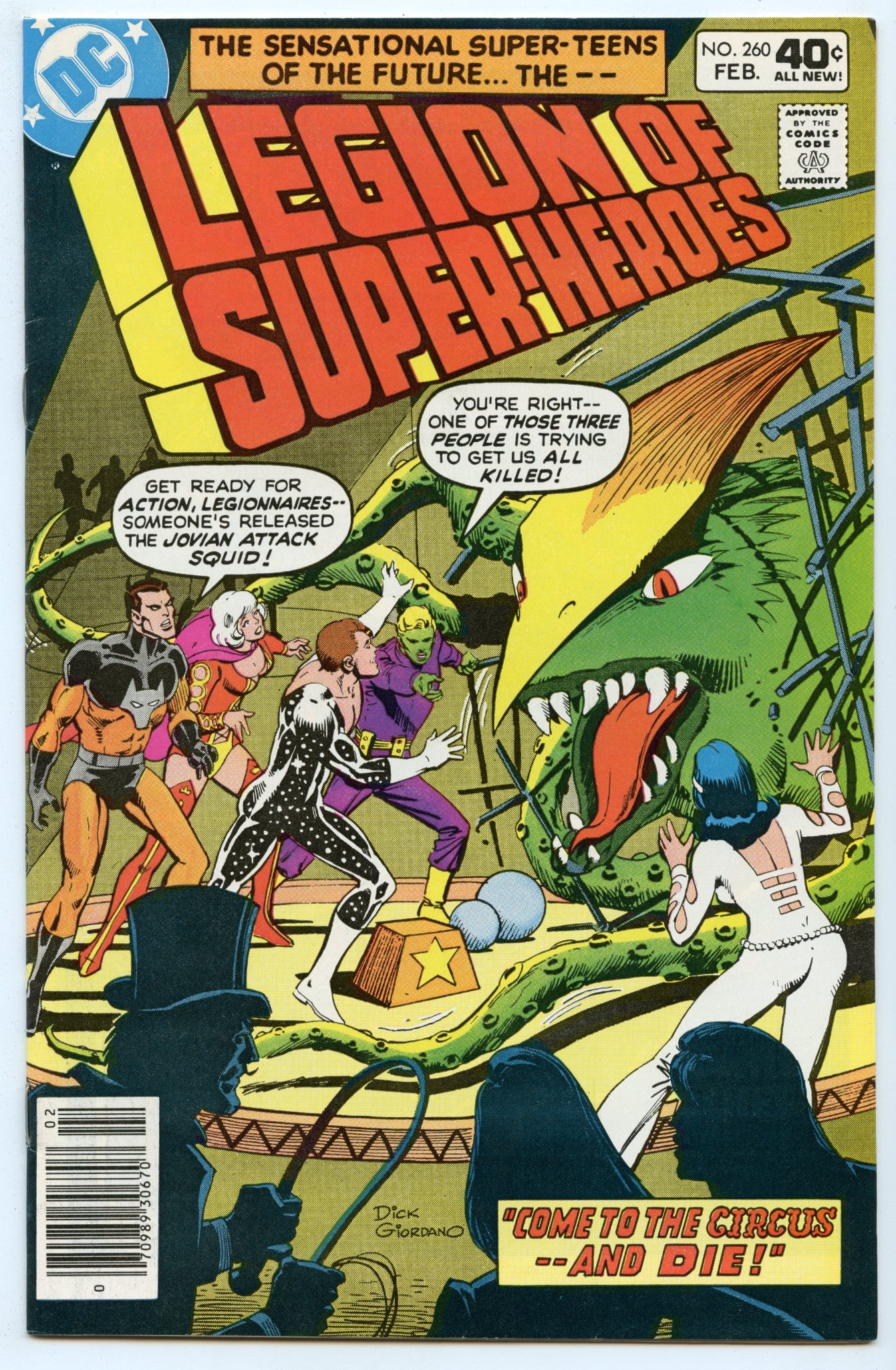 Legion of Super-Heroes 260 (Feb 1980) NM- (9.2)