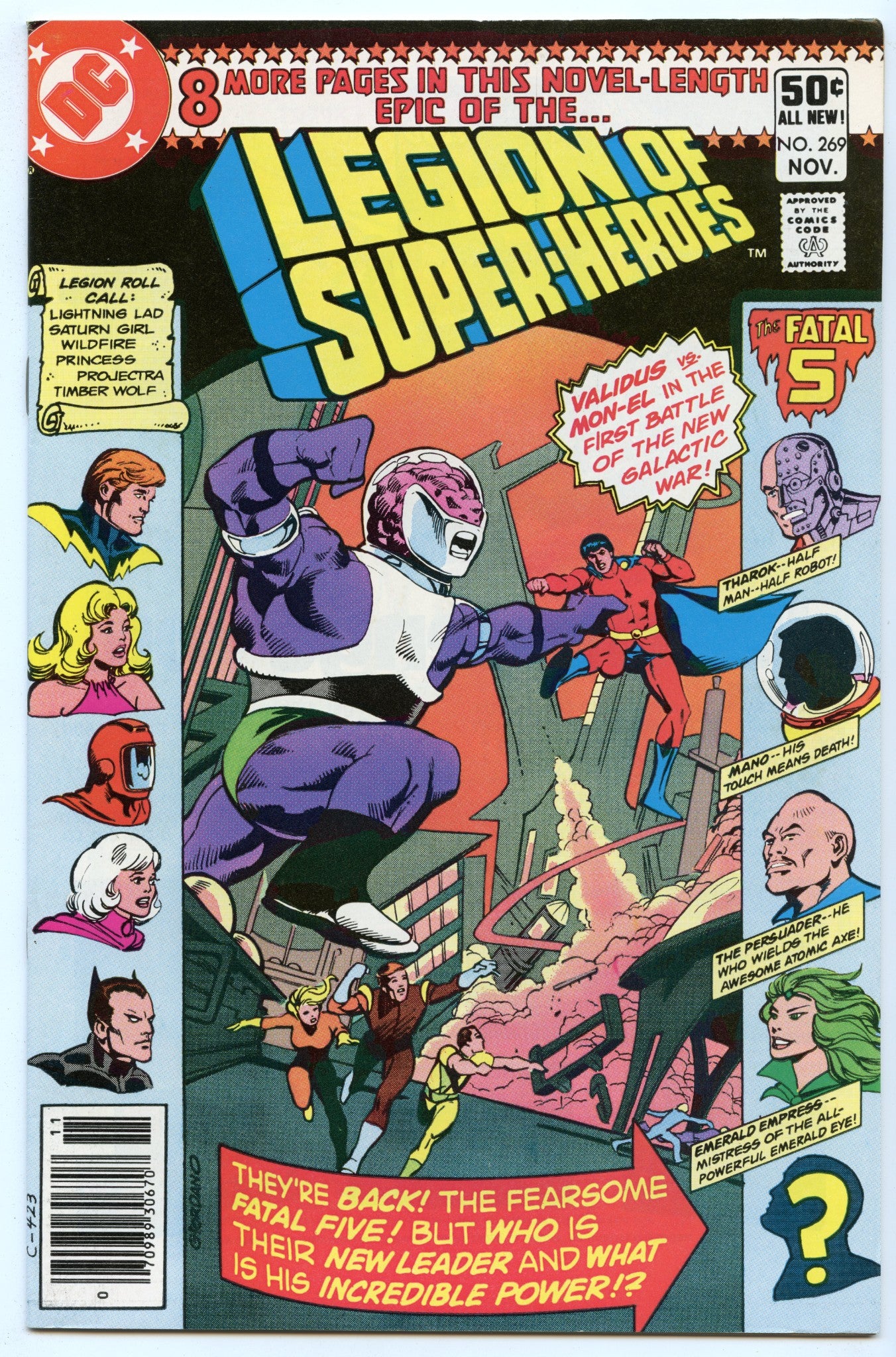 Legion of Super-Heroes 269 (Nov 1980) NM- (9.2)