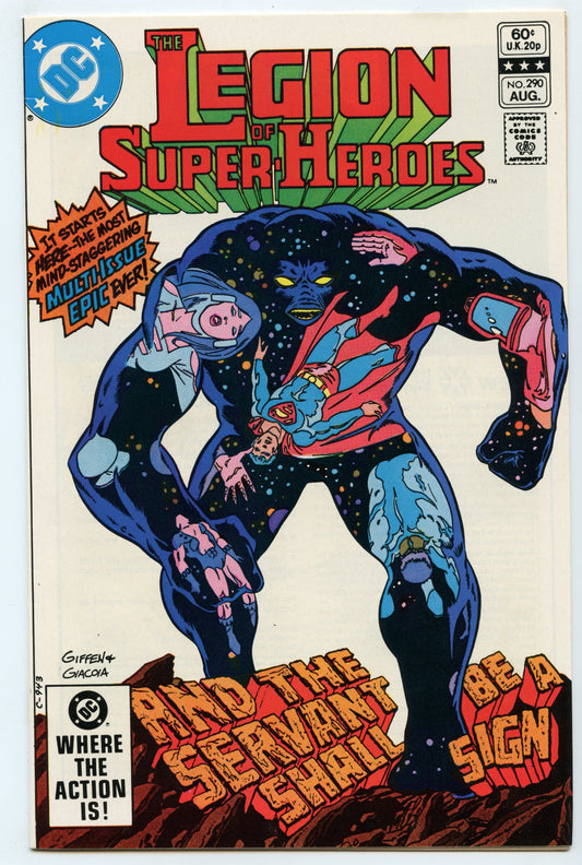 Legion of Super-Heroes 290 (Aug 1982) NM- (9.2)