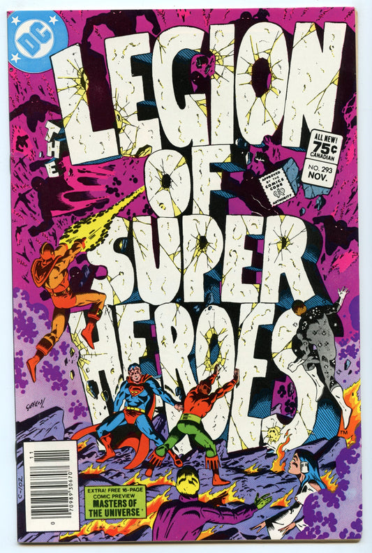 Legion of Super-Heroes 293 (Nov 1982) NM- (9.2) - CDN Price Variant