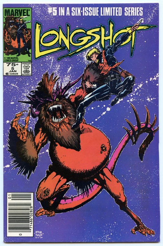 Longshot 5 (Jan 1986) VF (8.0)