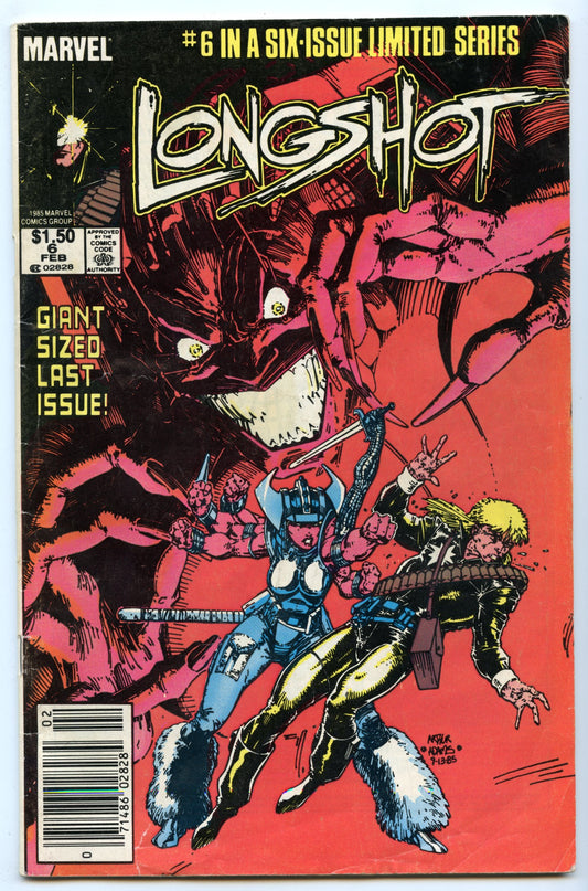 Longshot 6 (Feb 1986) VG (4.0) - CDN Price variant