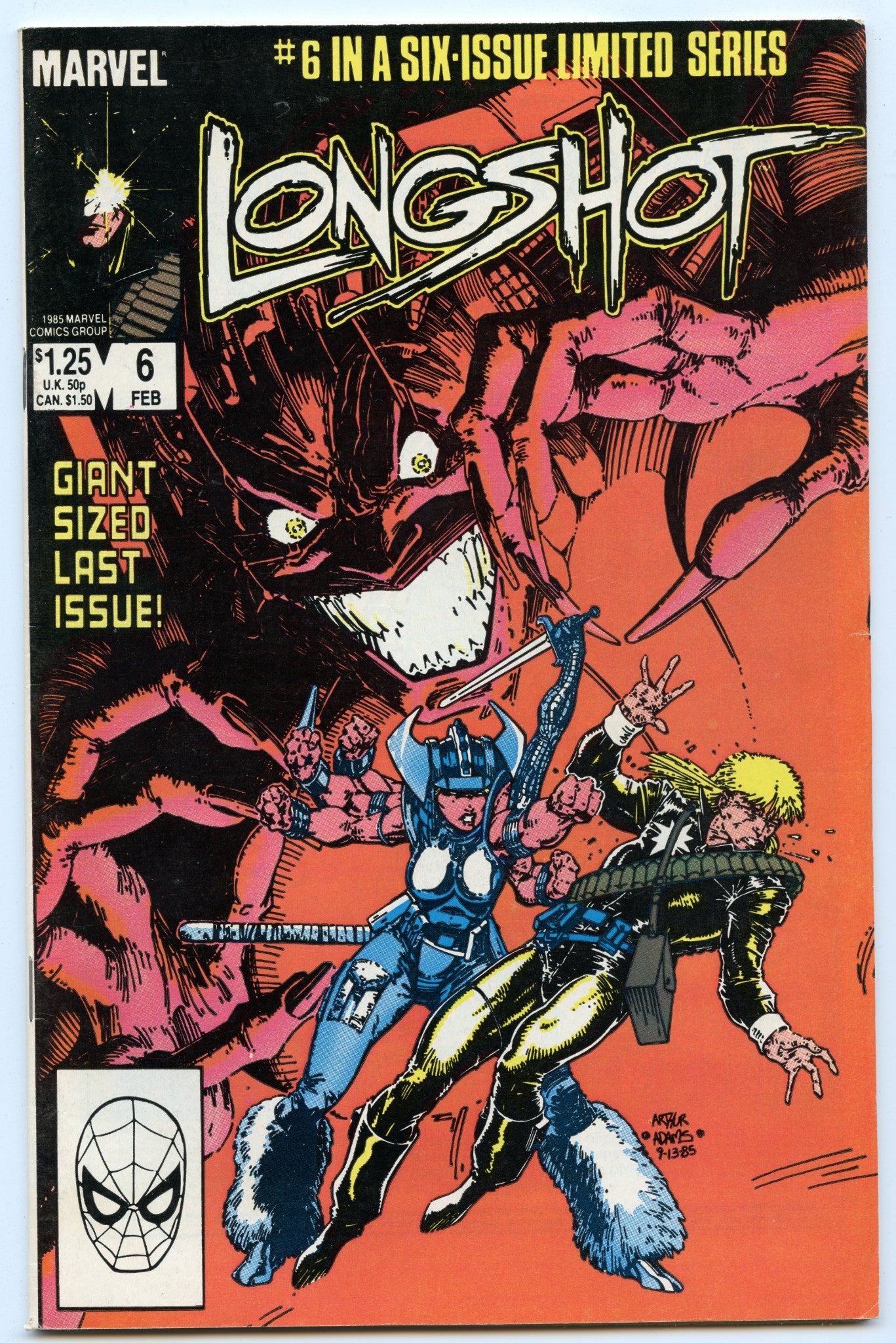 Longshot 6 (Feb 1986) VF (8.0)