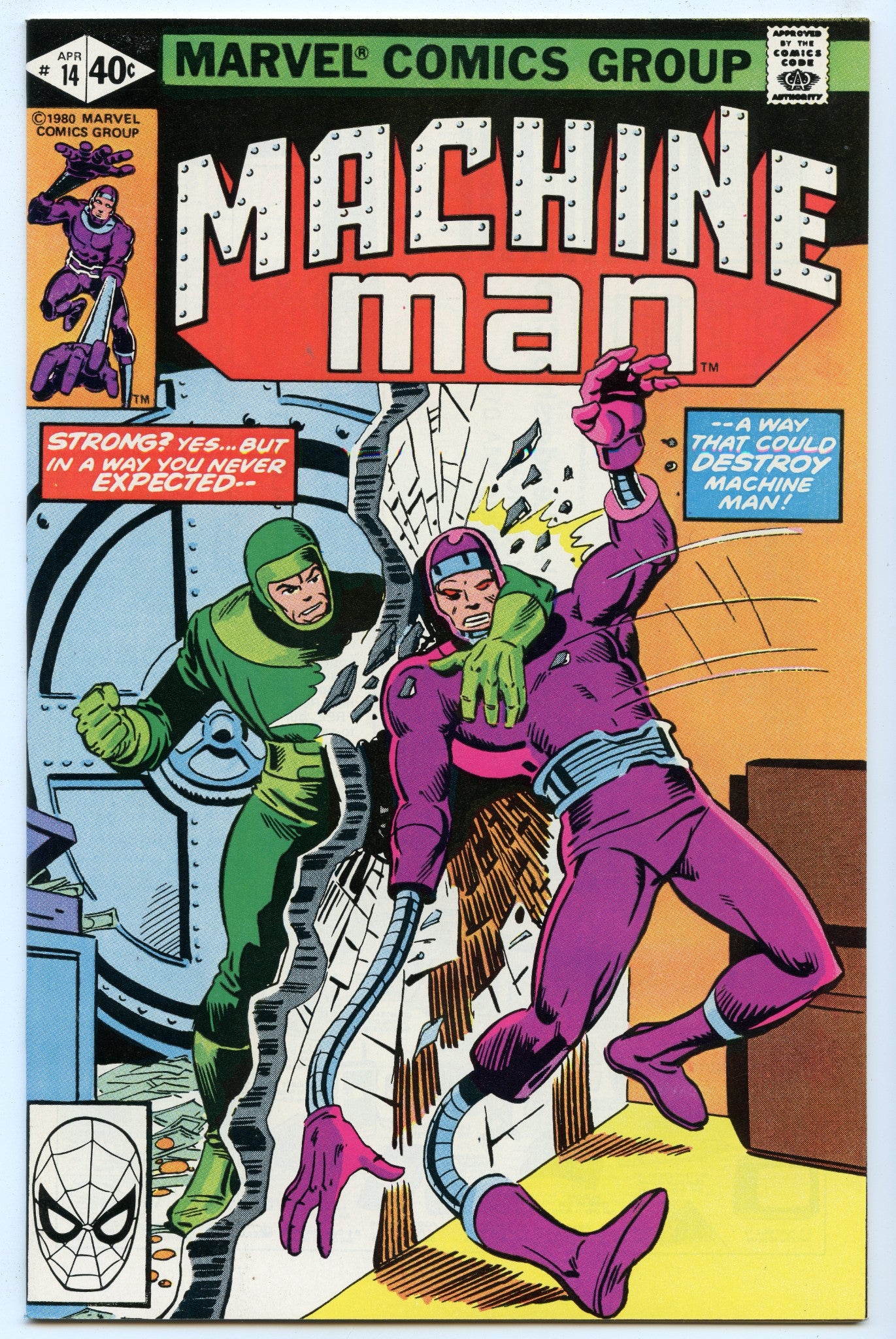 Machine Man 14 (Apr 1980) NM- (9.2)