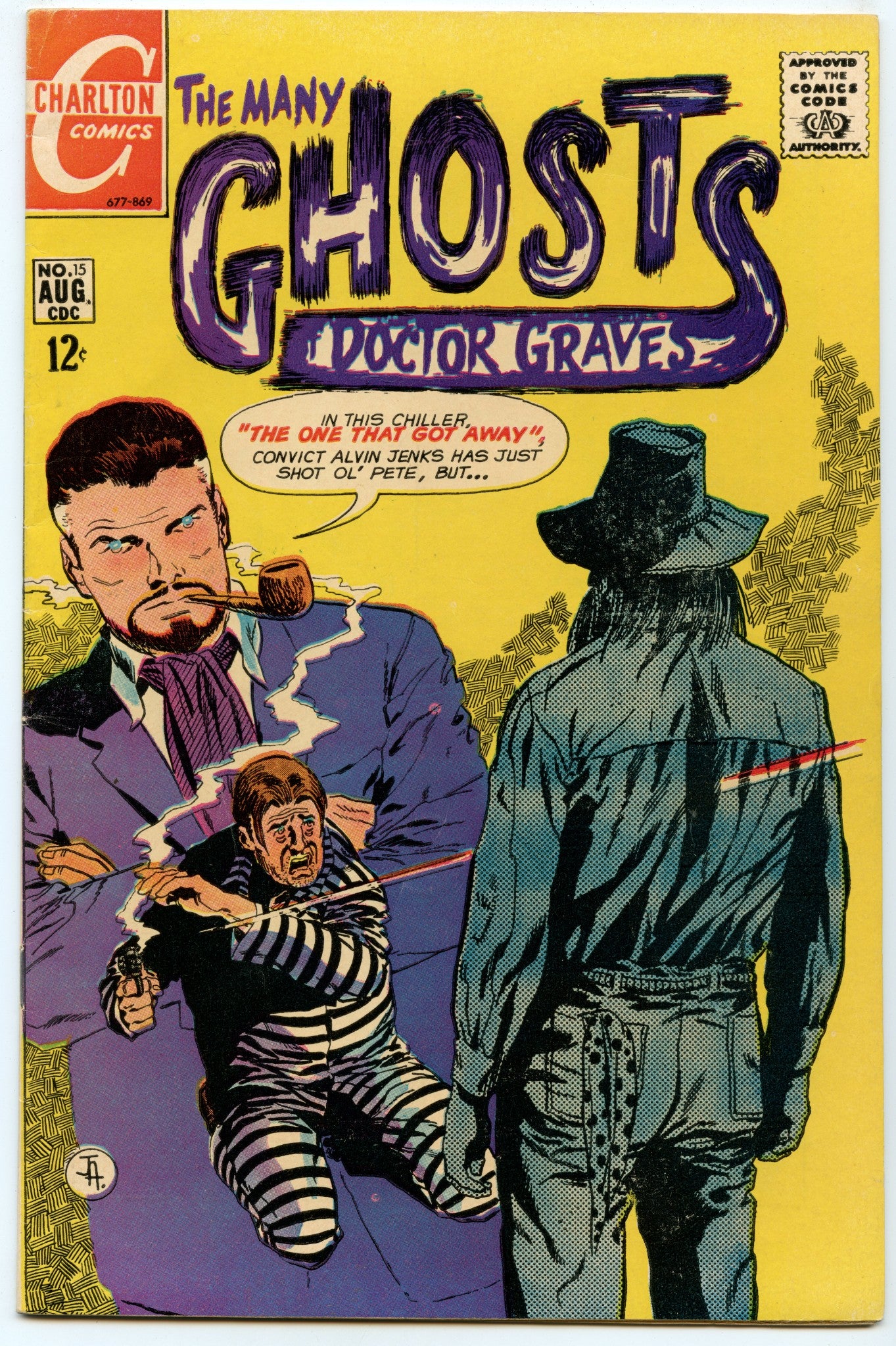 Many Ghosts of Doctor Graves 15 (Aug 1969) FI- (5.5)