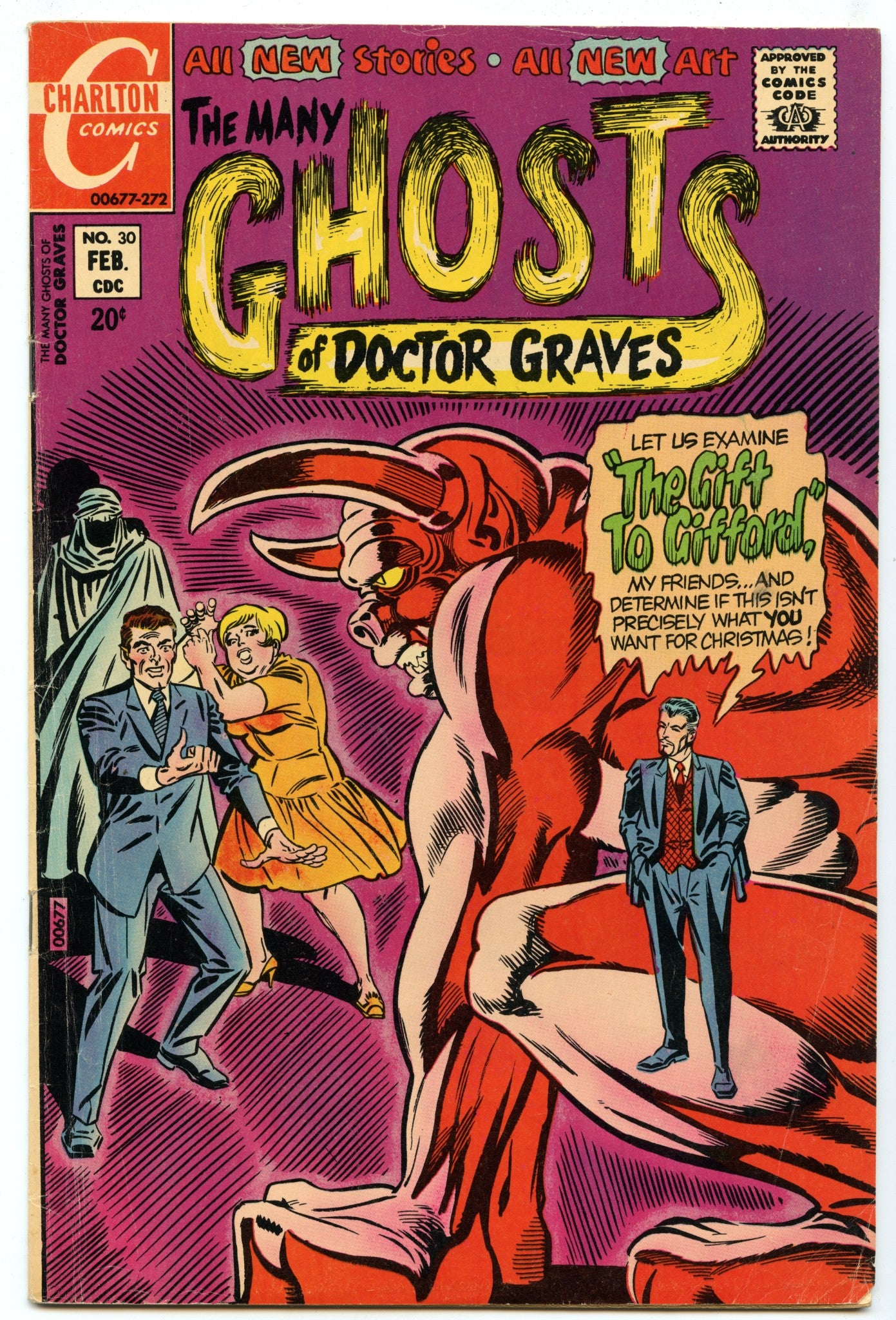 Many Ghosts of Doctor Graves 30 (Feb 1972) VG (4.0)