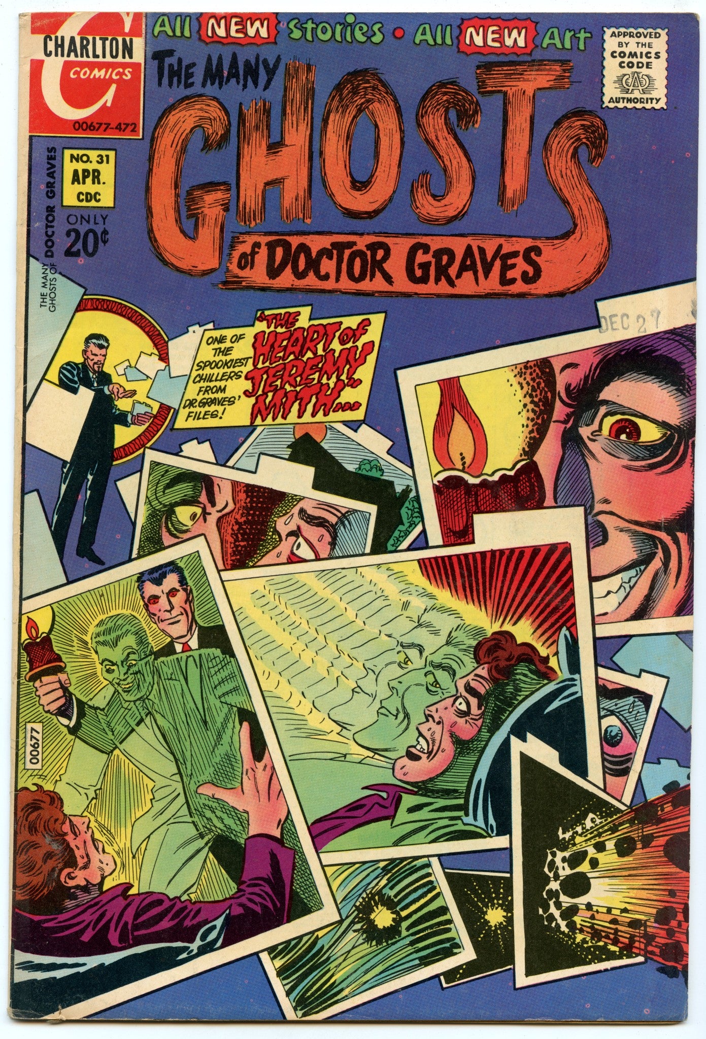 Many Ghosts of Doctor Graves 31 (Apr 1972) VG+ (4.5)