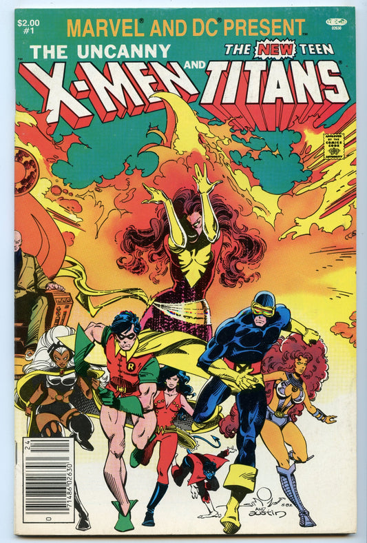 Marvel & DC Present The Uncanny X-Men & The New Teen Titans 1 (1982) VF+ (8.5)