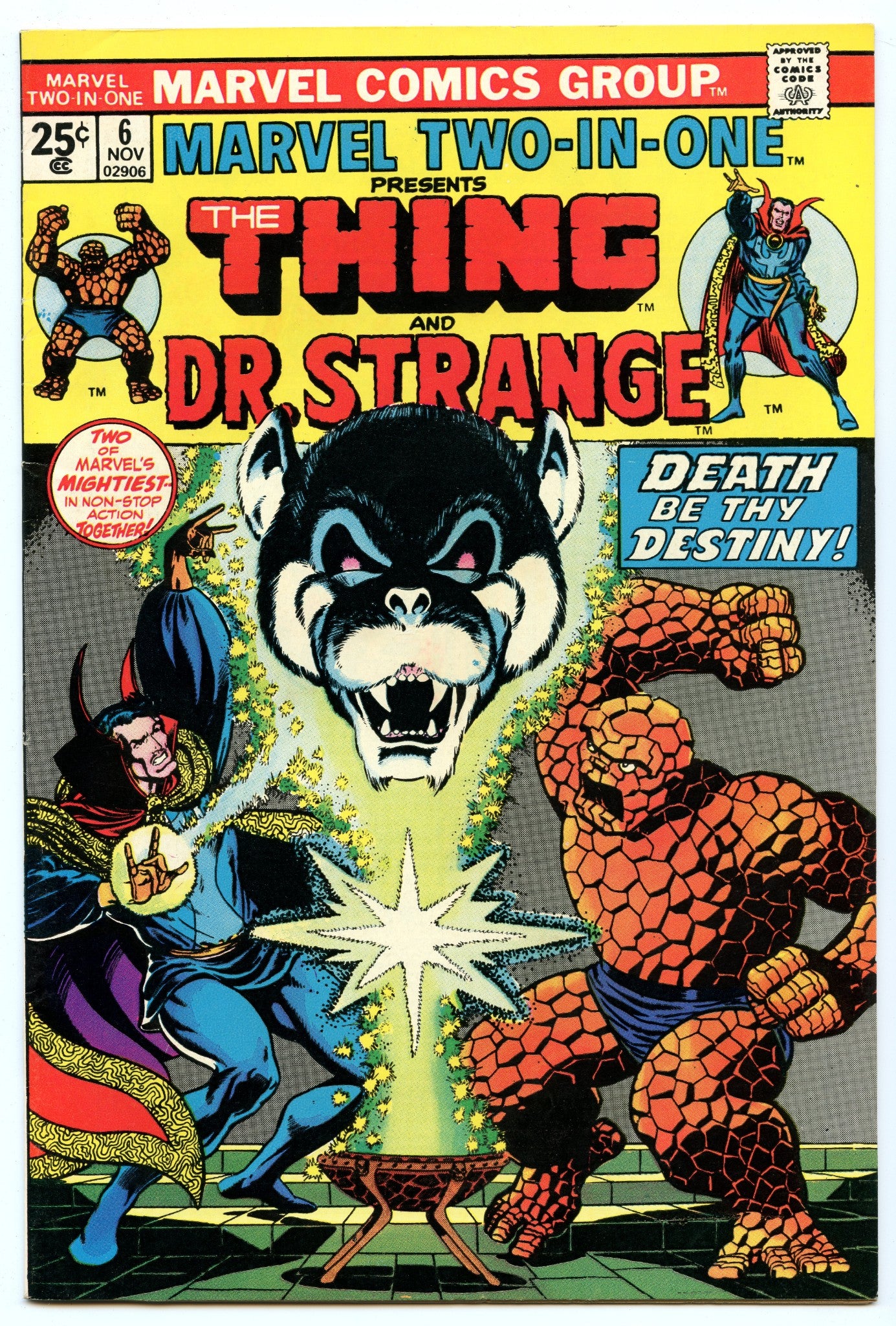 Marvel Two-In-One 6 (Nov 1974) FI+ (6.5)