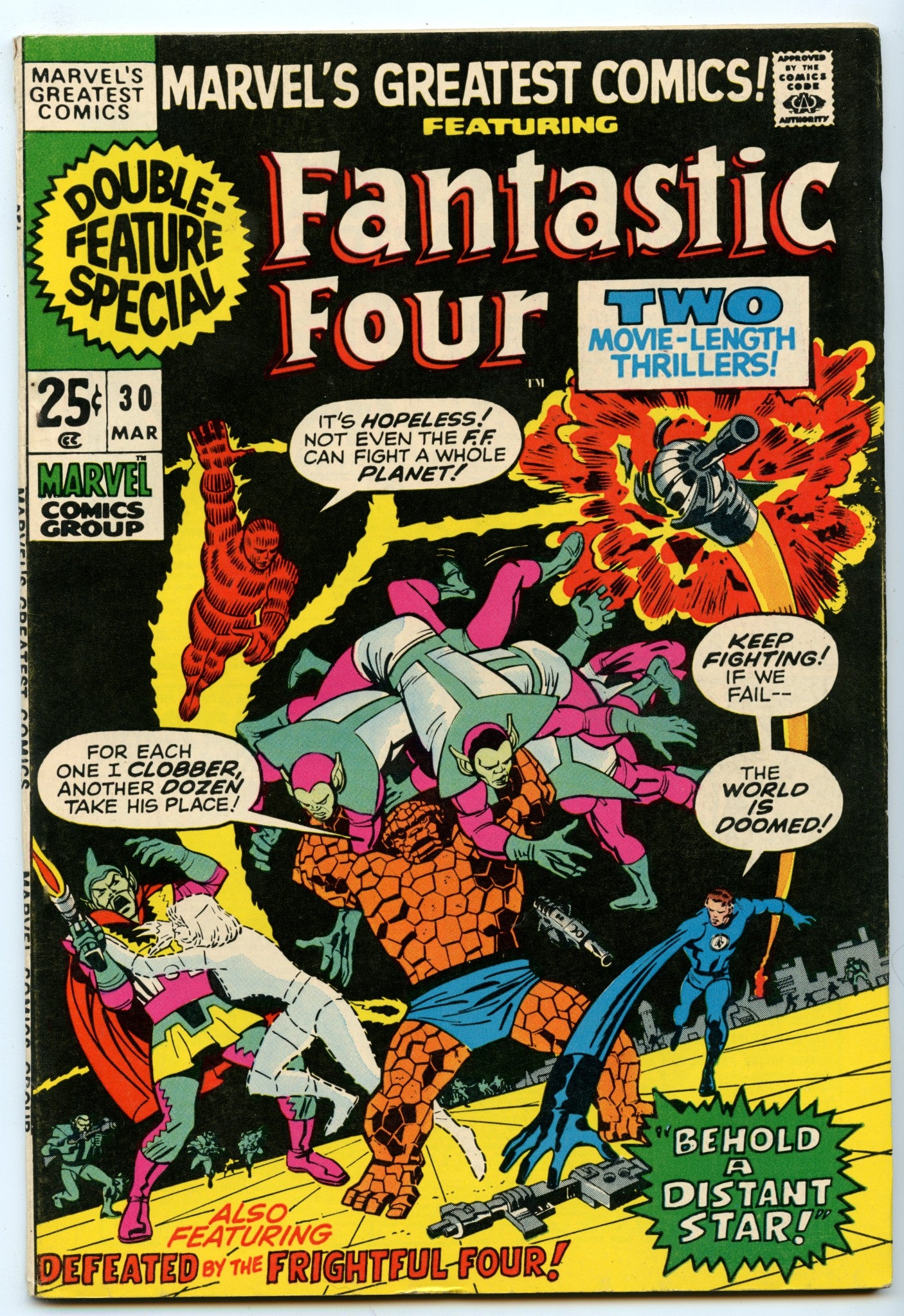 Marvel's Greatest Comics 30 (Mar 1971) FI- (5.5)