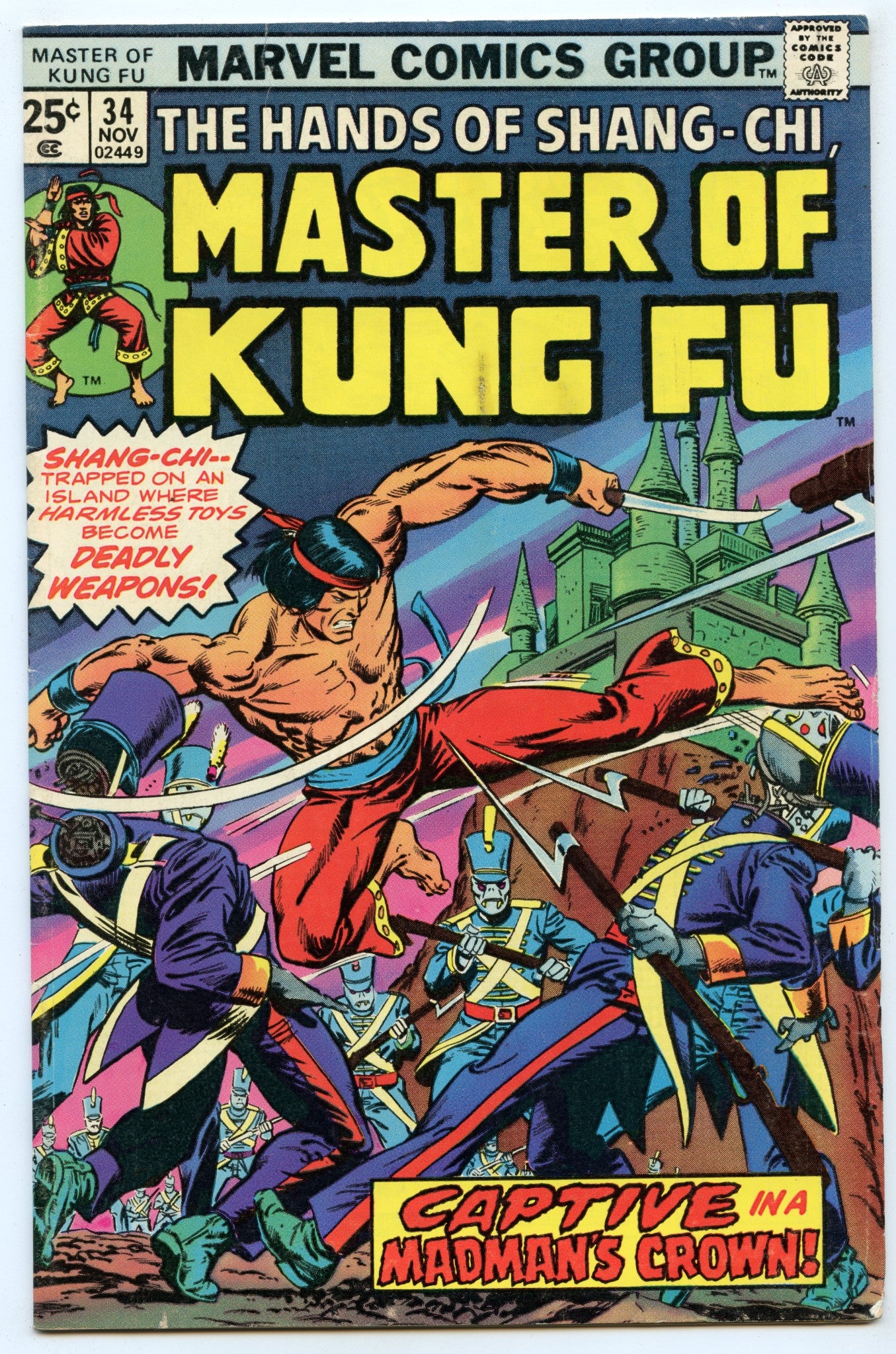 Master of Kung Fu 34 (Nov 1975) FI (6.0)