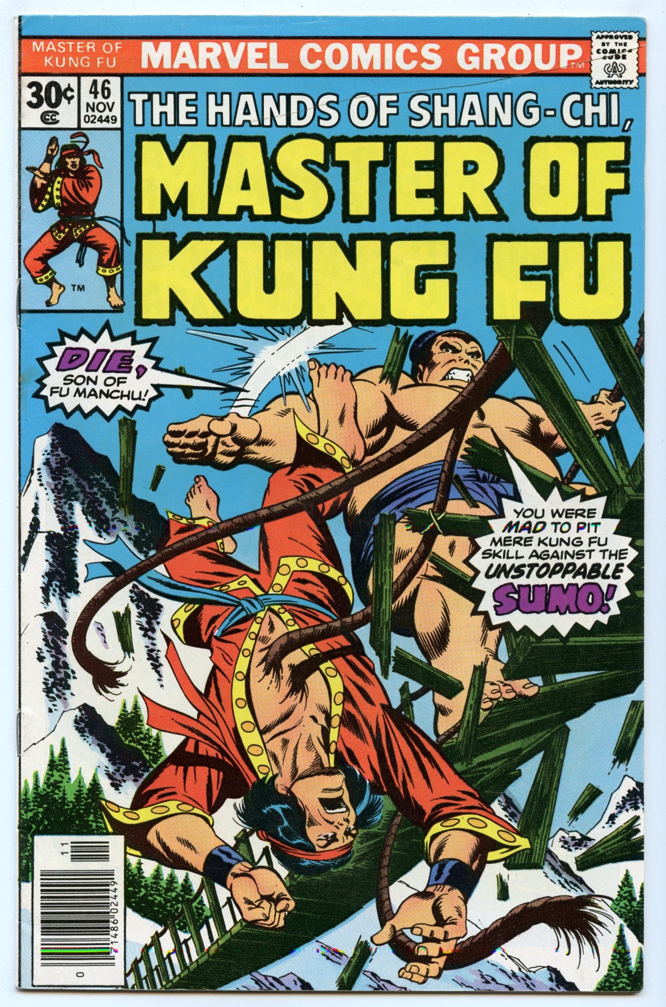 Master of Kung Fu 46 (Nov 1976) FI/VF (7.0)