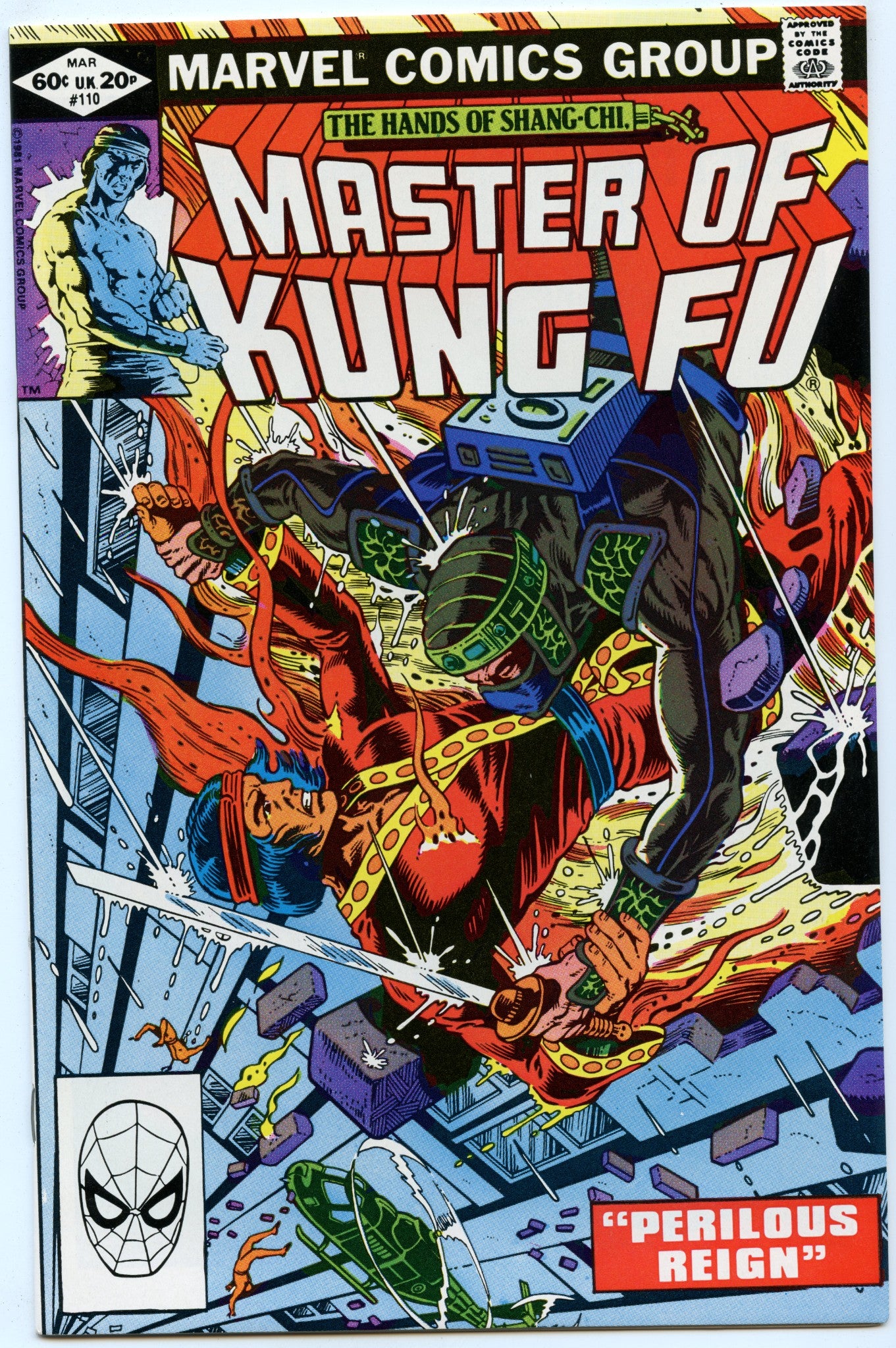 Master of Kung Fu 110 (Mar 1982) NM- (9.2) - 1st appearance Ghost Maker