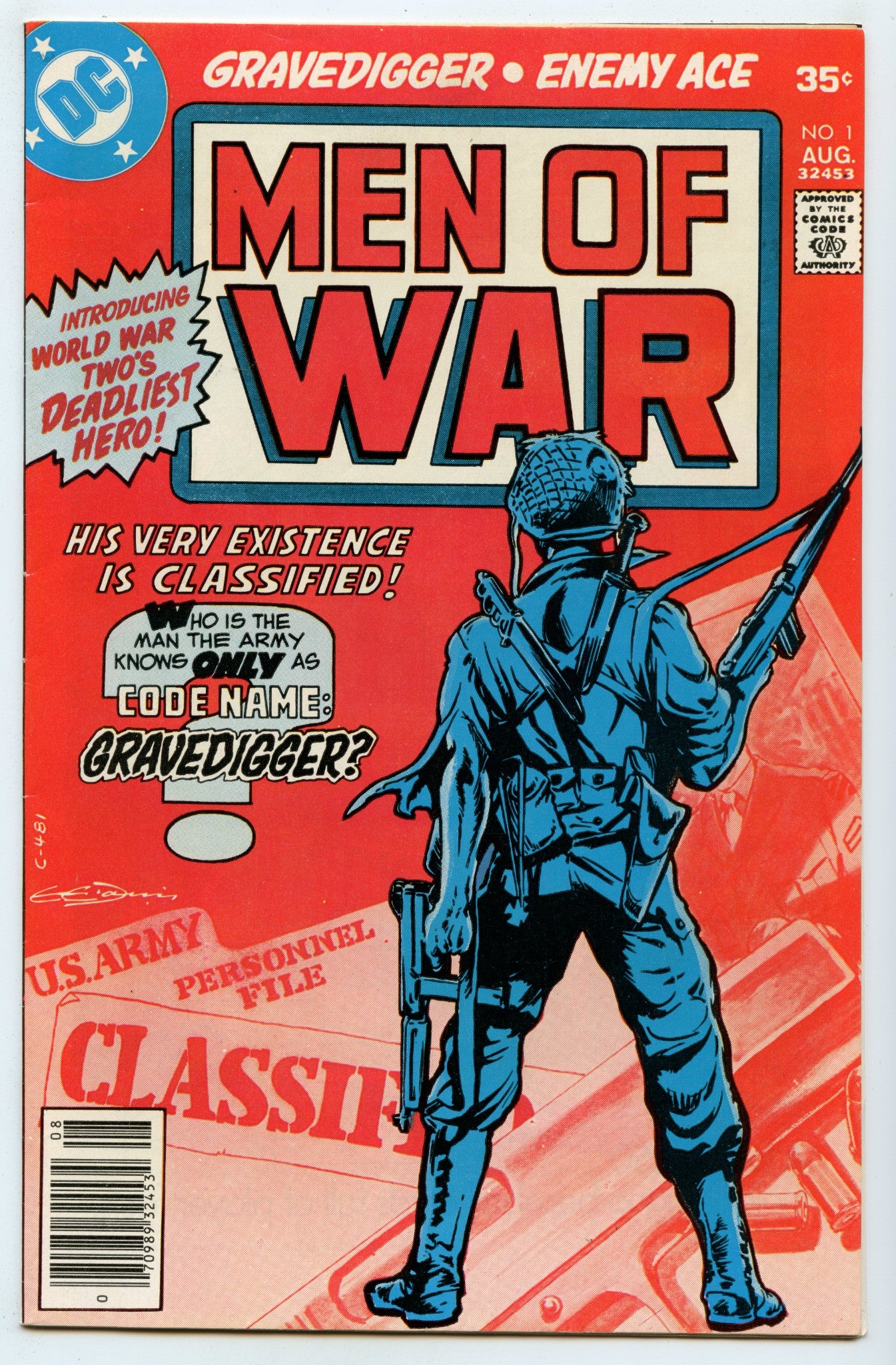 Men of War 1 (Aug 1977) FI/VF (7.0)