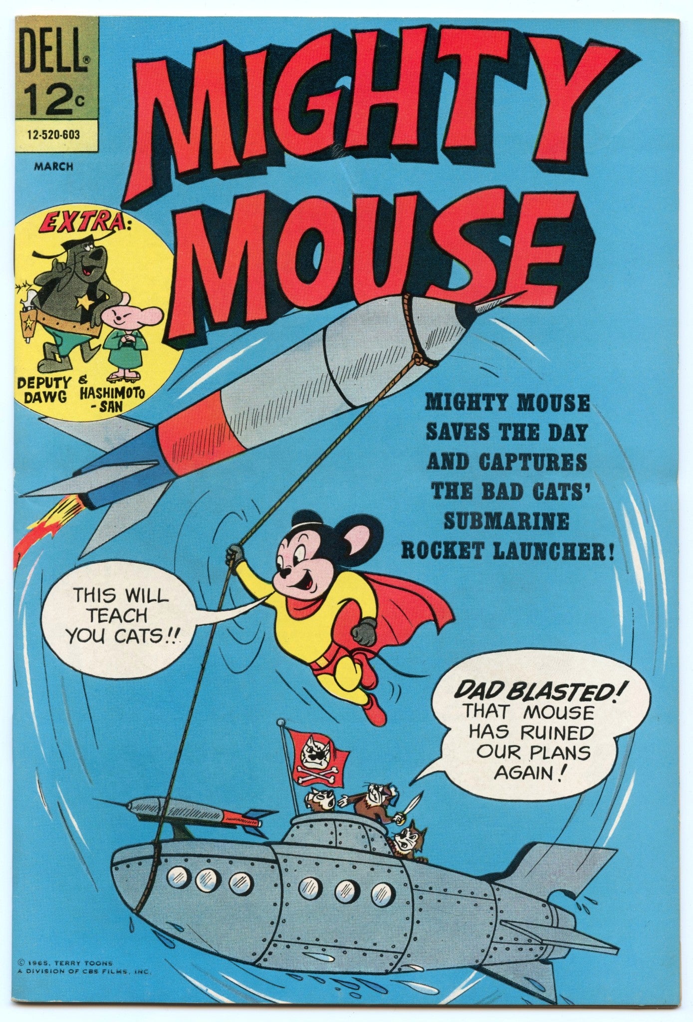 Mighty Mouse 166 (Mar 1966) VF-NM (9.0)