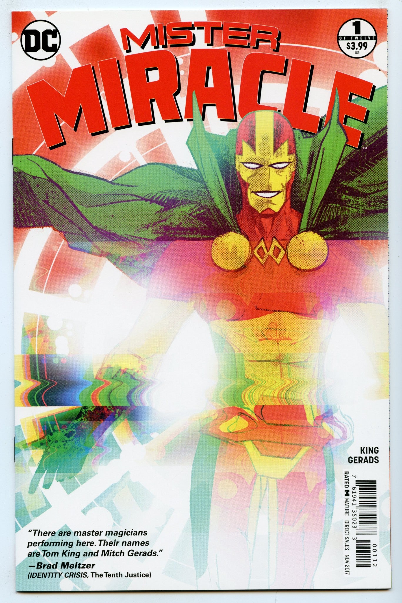 Mister Miracle 1 (Oct 2017) NM- (9.2) - Mitch Gerards cover