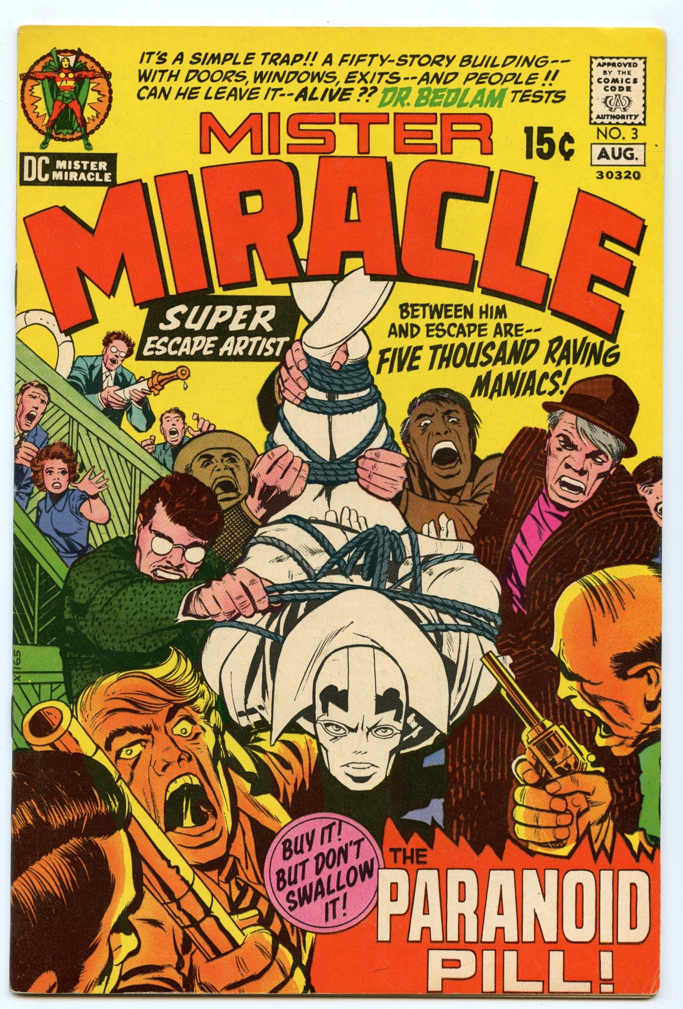 Mister Miracle 3 (Aug 1971) VF- (7.5)