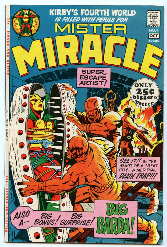 Mister Miracle 4 (Oct 1971) VF+ (8.5) - 1st Big Barda