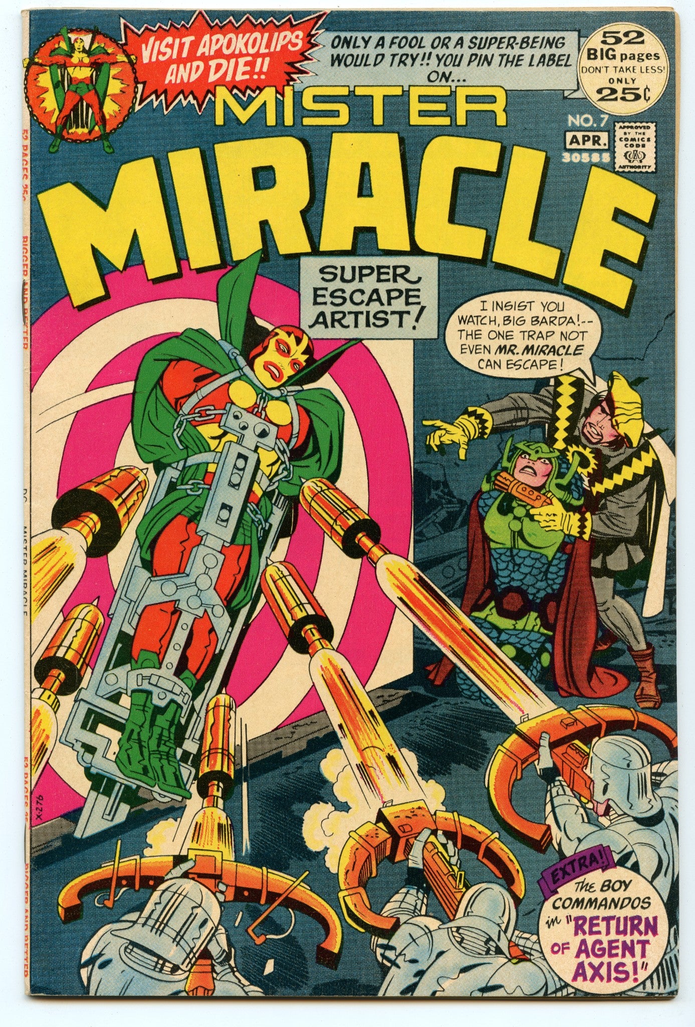 Mister Miracle 7 (Apr 1972) VF- (7.5)