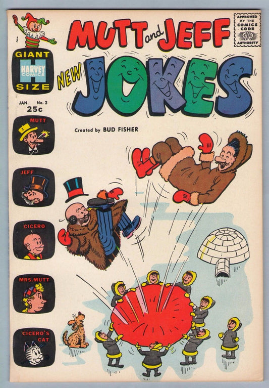 Mutt and Jeff New Jokes 2 (Jan 1964) VF (8.0)