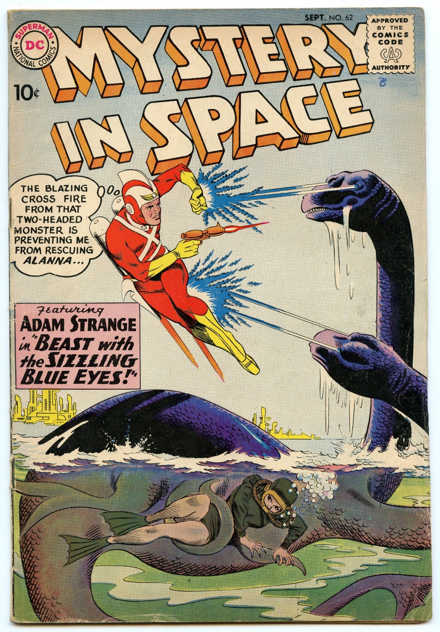 Mystery In Space 62 (Sep 1960) VG+ (4.5)