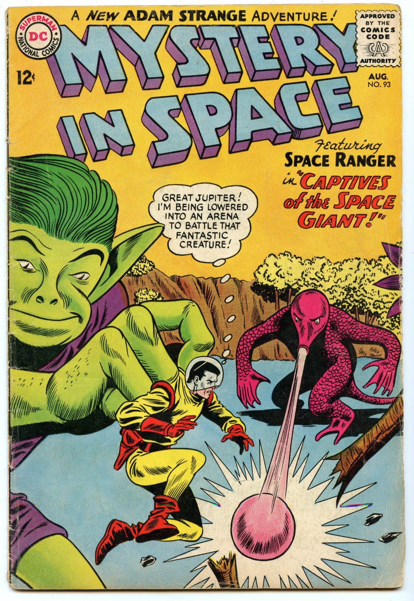 Mystery in Space 93 (Aug 1964) VG (4.0)