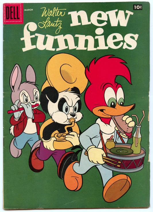 New Funnies 253 (Mar 1958) VG+ (4.5)