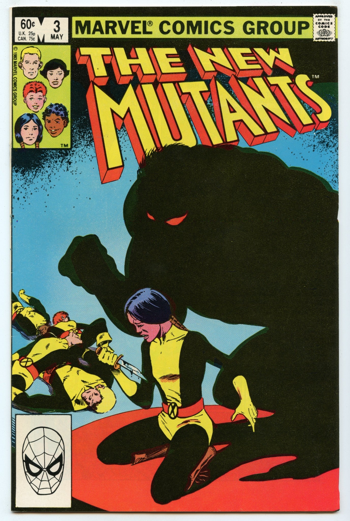 New Mutants 3 (May 1983) NM- (9.2)