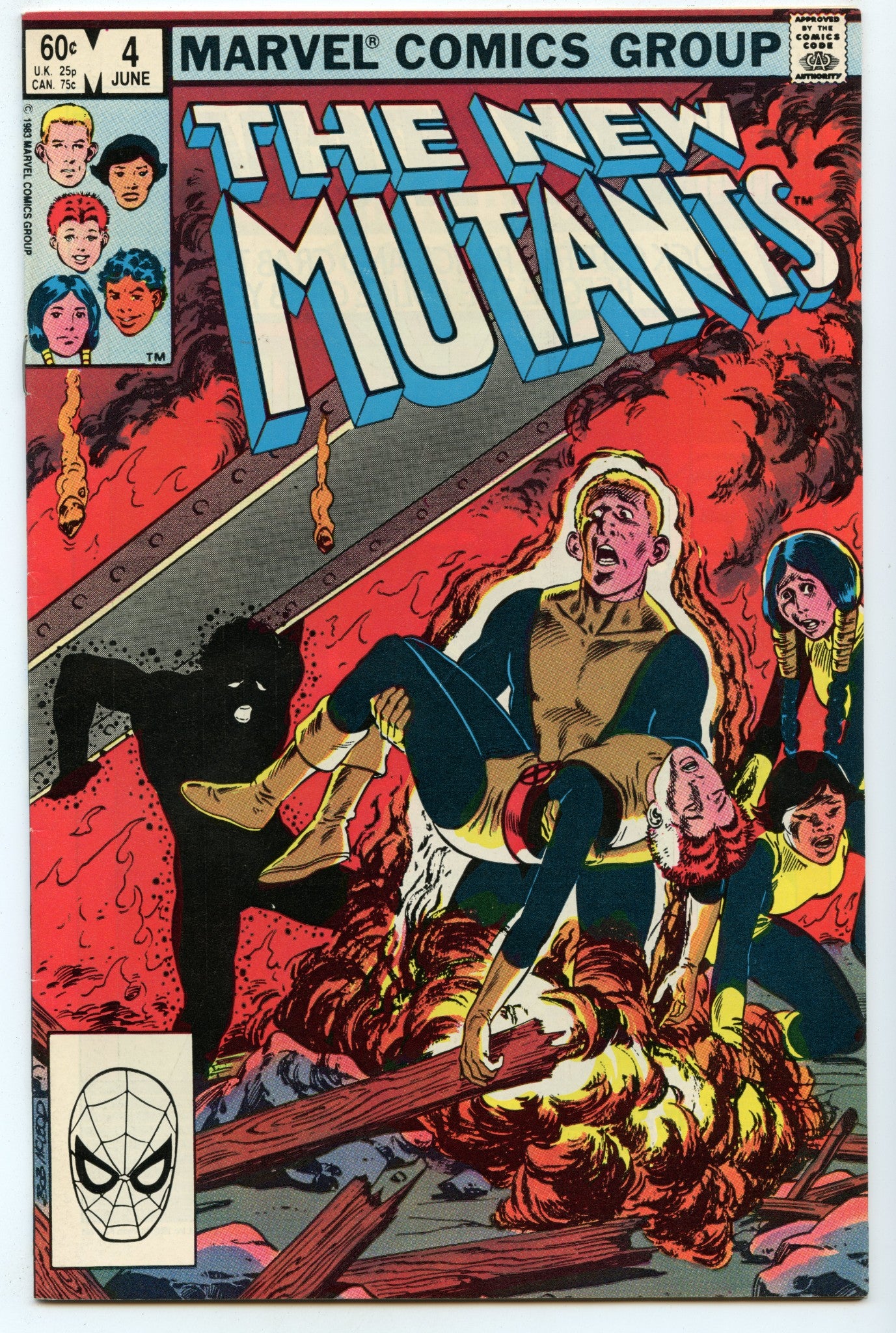 New Mutants 4 (Jun 1983) NM- (9.2)