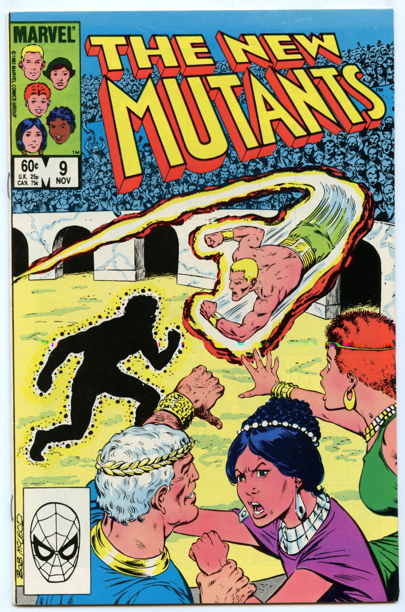 New Mutants 9 (Nov 1983) NM- (9.2) - 1st appearance Selene, the Black Queen