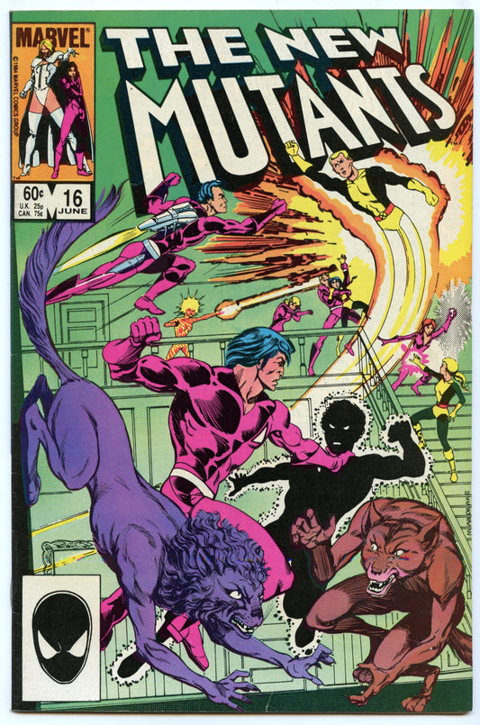 New Mutants 16 (Jun 1984) NM- (9..2) - 1st appearance Warpath