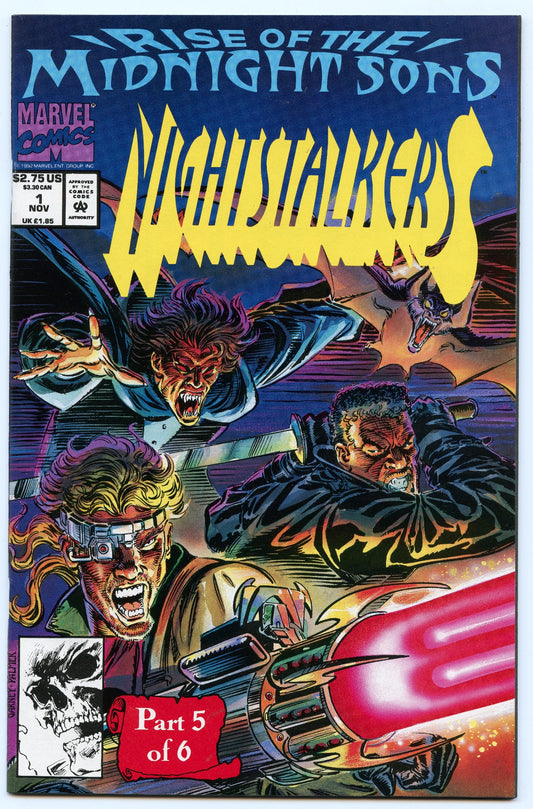 Nightstalkers 1 (no bag) Nov 1992 NM- (9.2)