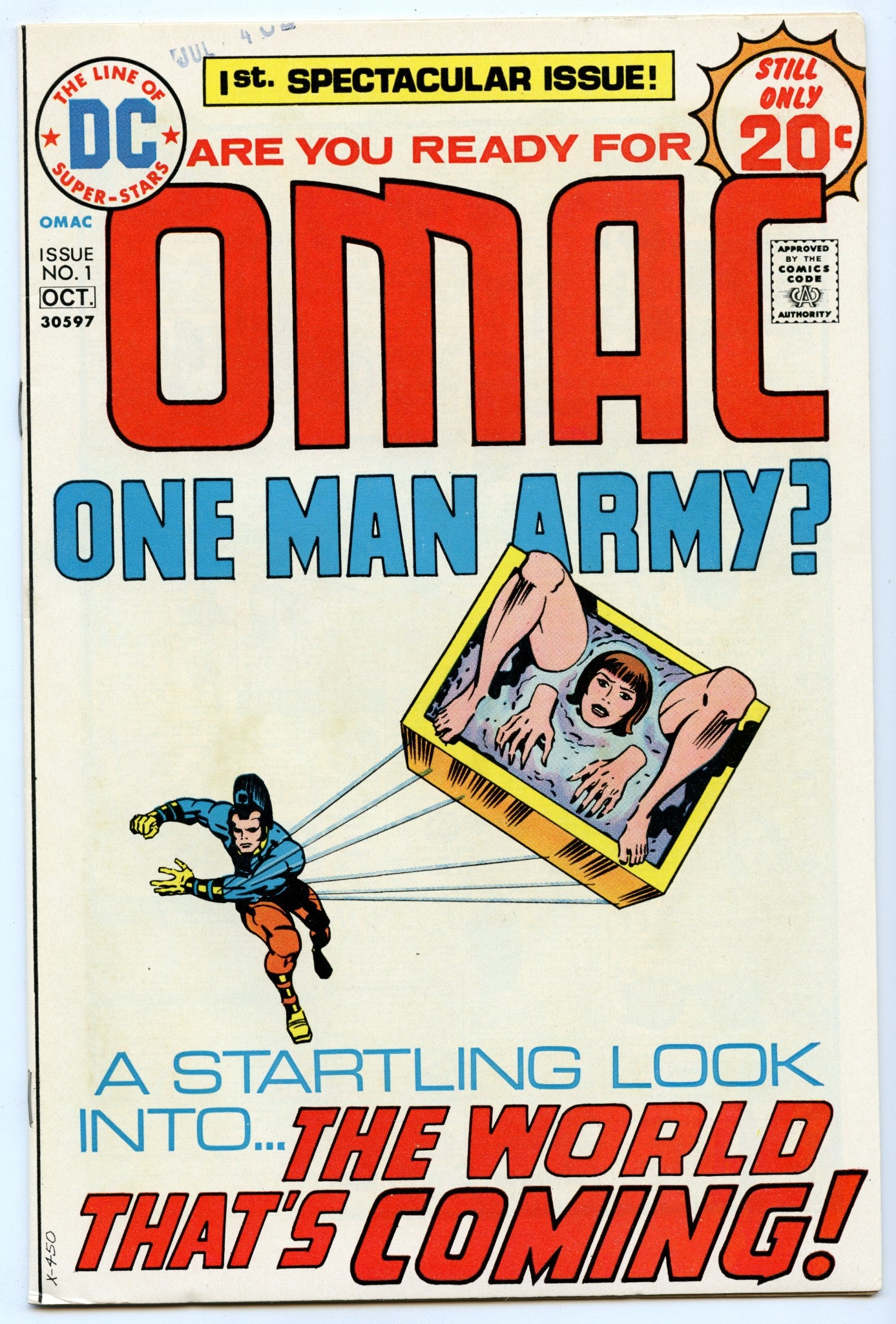 OMAC 1 (Oct 1974) VF (8.0)