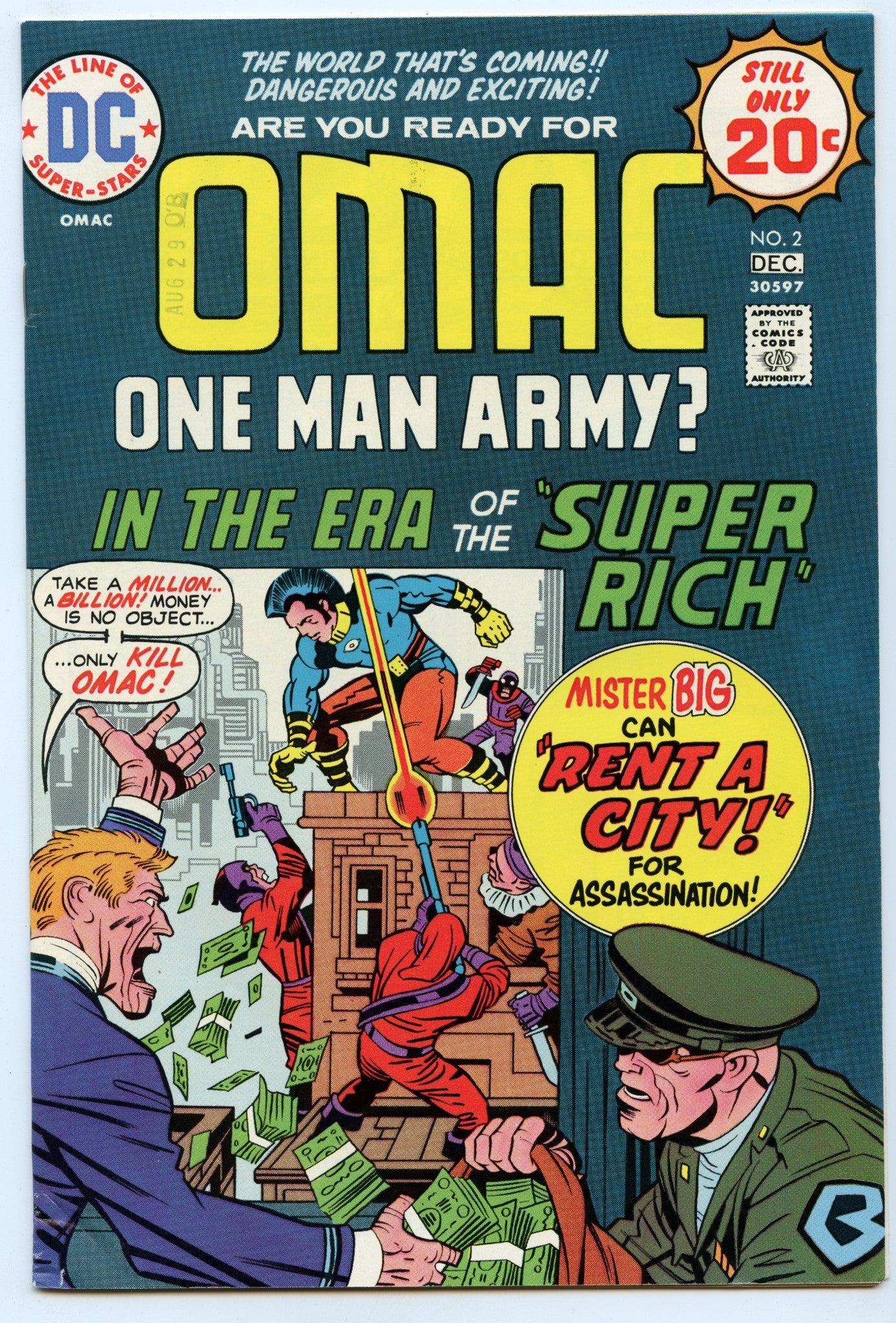 OMAC 2 (Dec 1974) VF- (7.5)