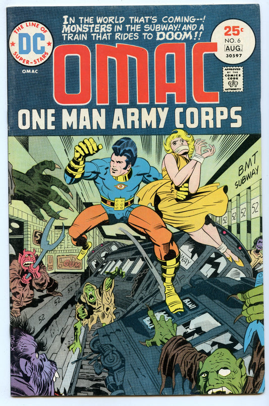 OMAC 6 (Aug 1975) FI/VF (7.0)