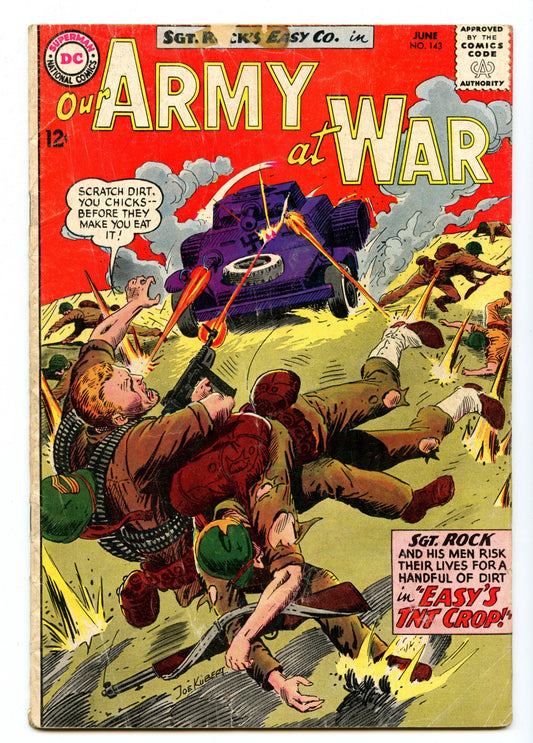 Our Army At War 143 (Jun 1964) VG- (3.5)