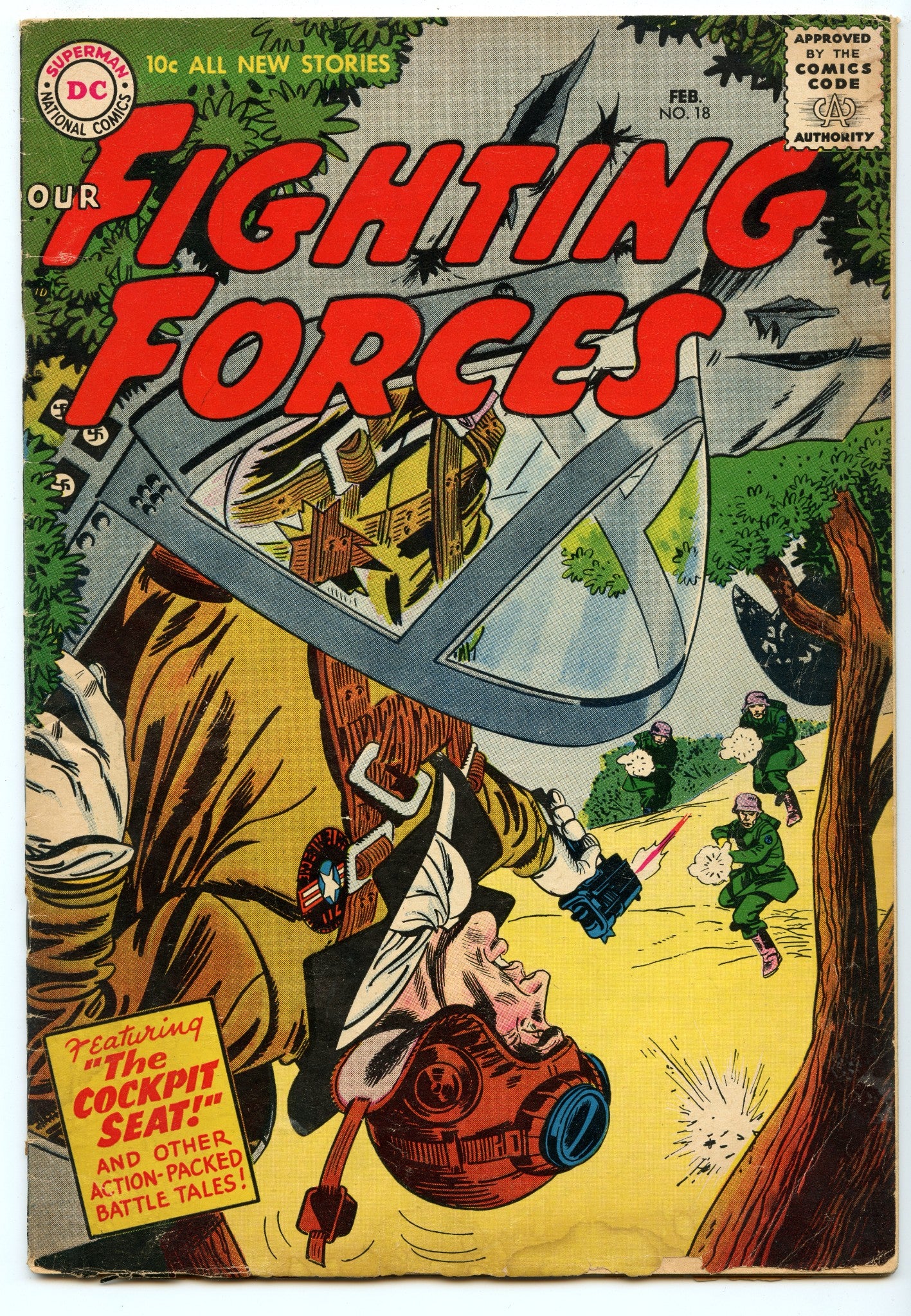 Our Fighting Forces 18 (Feb 1957) VG- (3.5)