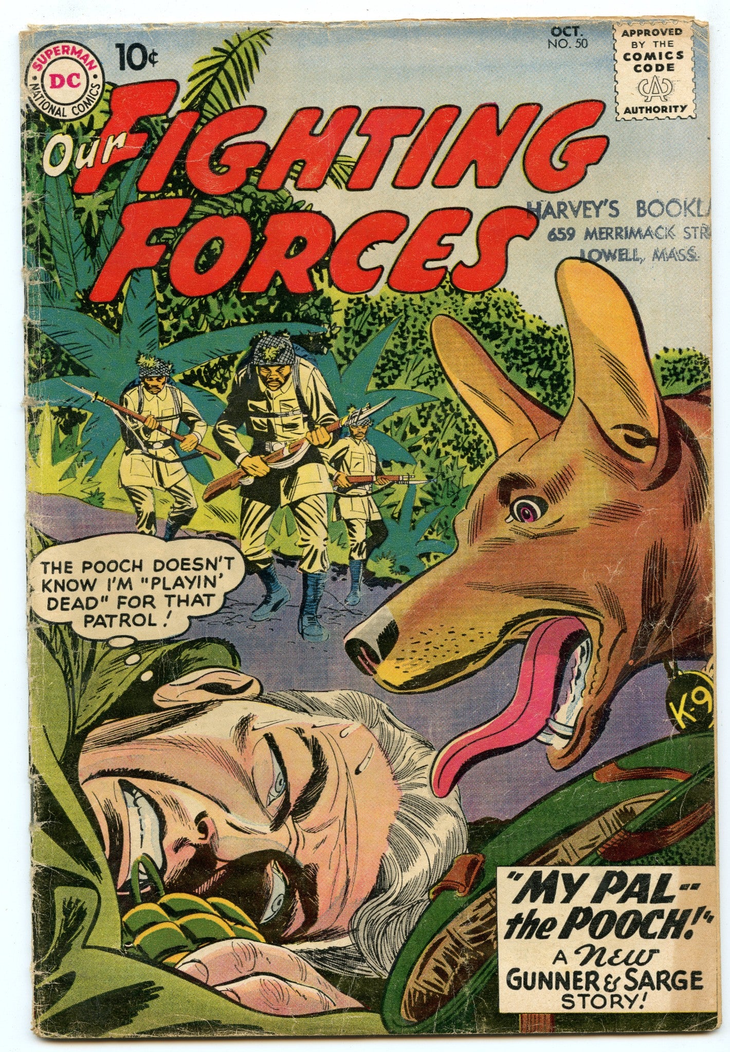 Our Fighting Forces 50 (Oct 1959) GD/VG (3.0)