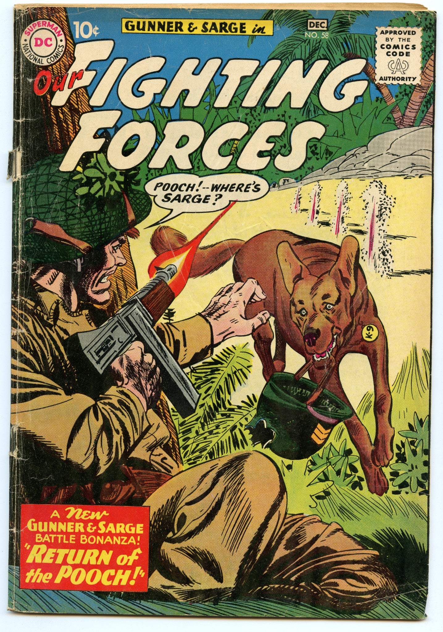 Our Fighting Forces 58 (Dec 1960) GD/VG (3.0)