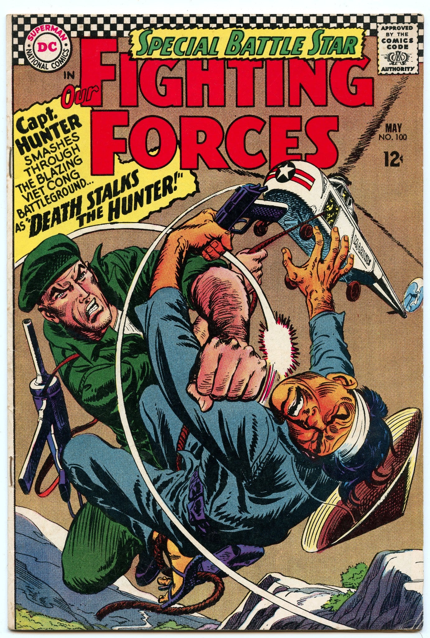 Our Fighting Forces 100 (May 1966) FI- (5.5)