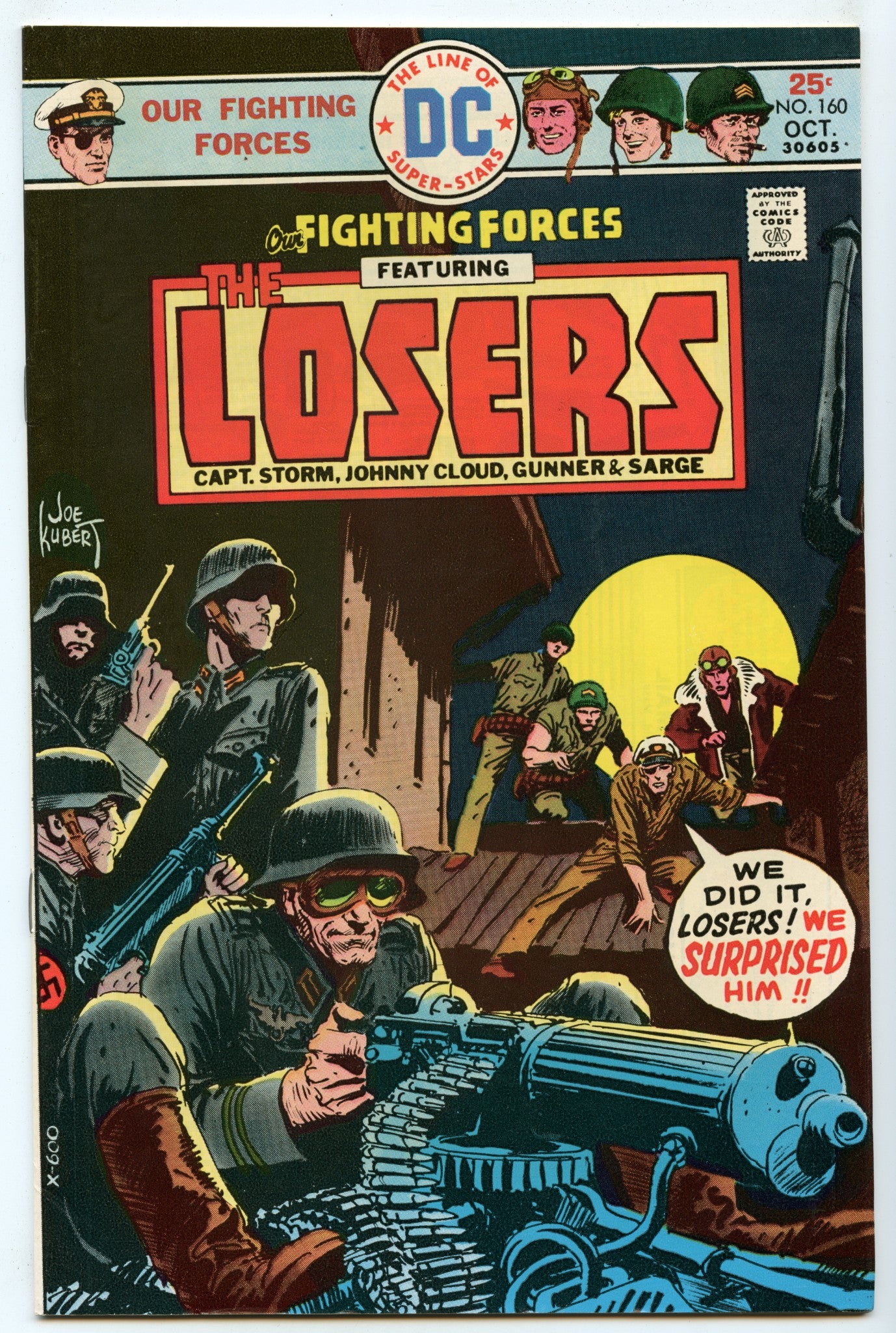 Our Fighting Forces 160 (Oct 1975) VF+ (8.5)