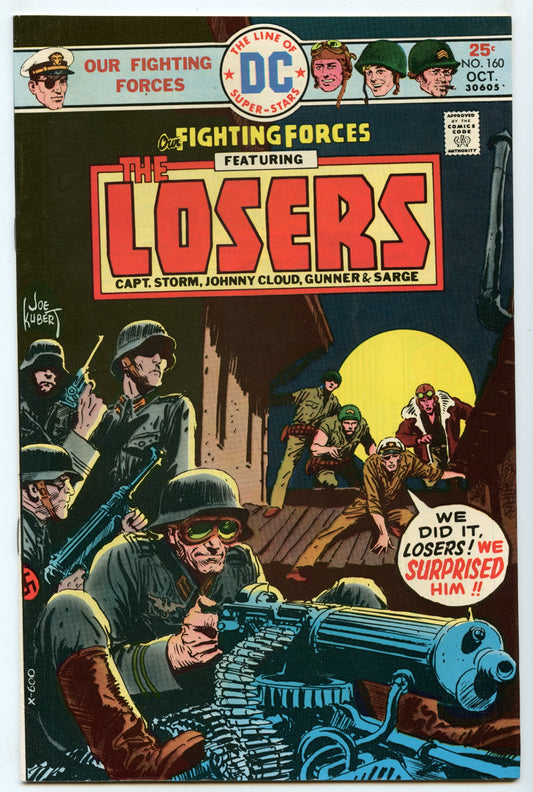 Our Fighting Forces 160 (Oct 1975) VF+ (8.5)