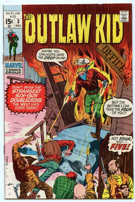 Outlaw Kid V2 3 (Dec 1970) VF- (7.5)