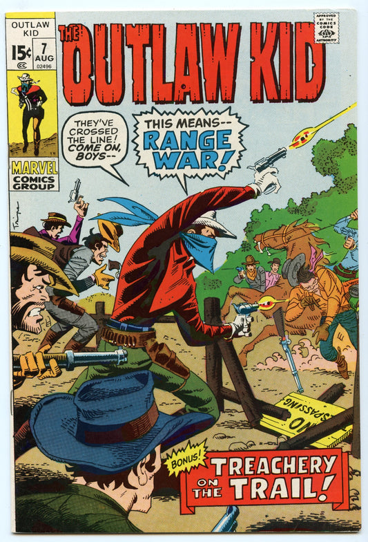 Outlaw Kid V2 7 (Aug 1971) VF+ (8.5)