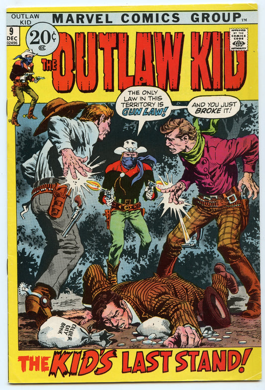 Outlaw Kid V2 9 Dec 1971 VF- (7.5)