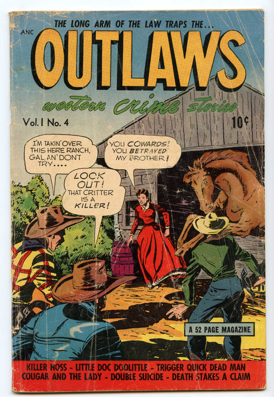 Outlaws 4 (Sep 1948) GD/VG (3.0)