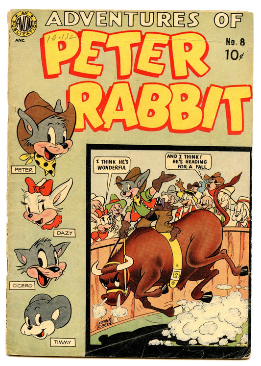 Peter Rabbit 8 (Dec 1950) VG- (3.5)