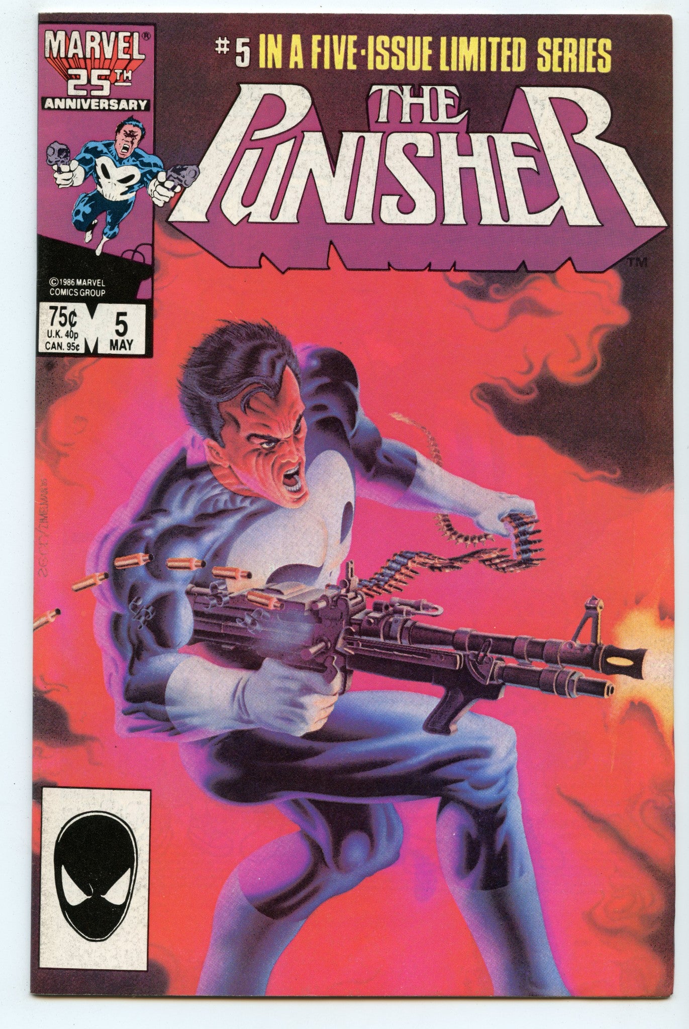 Punisher mini 5 (May 1986) VF/NM (9.0)