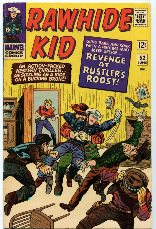 Rawhide Kid 52 (Jun 1966) VG/FI (5.0)