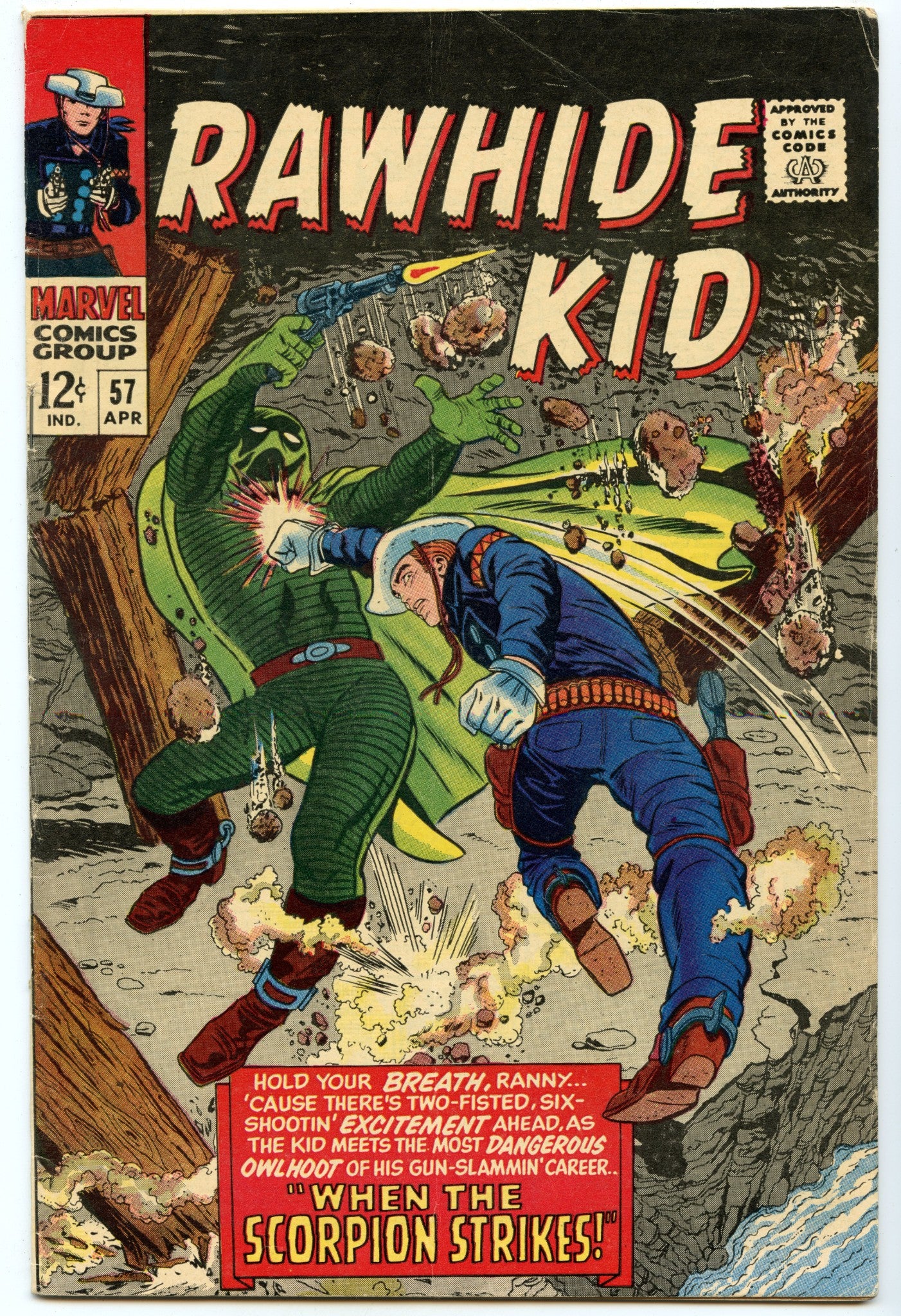 Rawhide Kid 57 (Apr 1967) VG/FI (5.0)